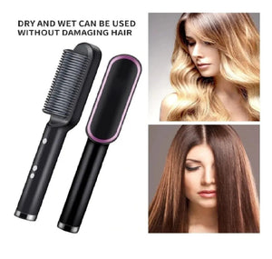 SmoothGlow™ | Cepillo Alisador de Cabello Profesional