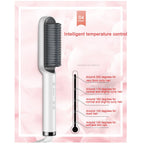 SmoothGlow™ | Cepillo Alisador de Cabello Profesional