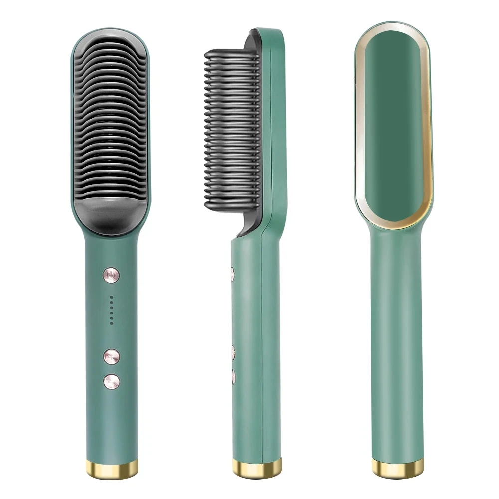 SmoothGlow™ | Cepillo Alisador de Cabello Profesional