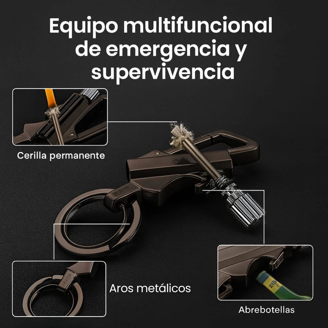 KeyPro ™ | Llavero Multifuncional 3 en 1